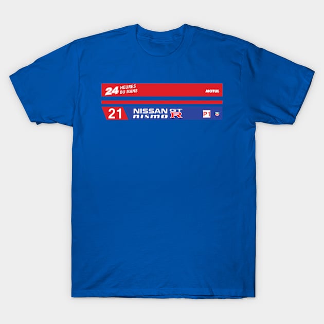 Nissan Nismo GT-R Le Mans 24 Hours 2015 T-Shirt by Alexventura